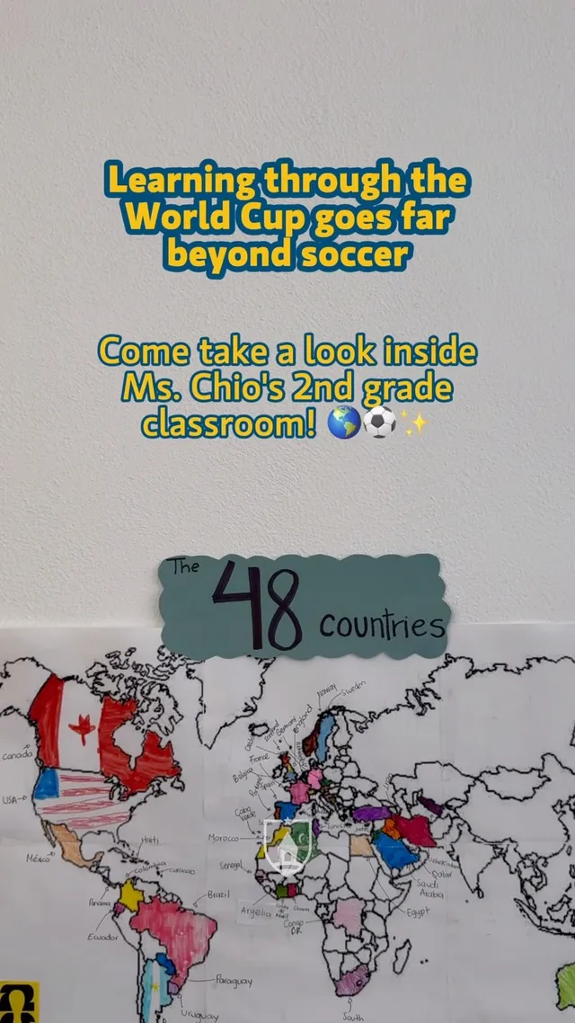 Learning comes alive in 2nd grade !⚽️